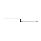 Pipeline CM3 Ceiling/Wall Light: Black + Black