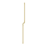Pipeline CM3 Ceiling/Wall Light: Brass + Brass