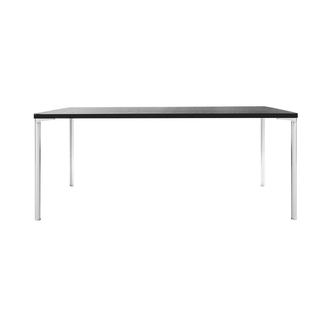 Appetit Rectangular Table: Small + Veneer Black Lazure