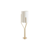 Arborescence Table Lamp: White + Satin Brass