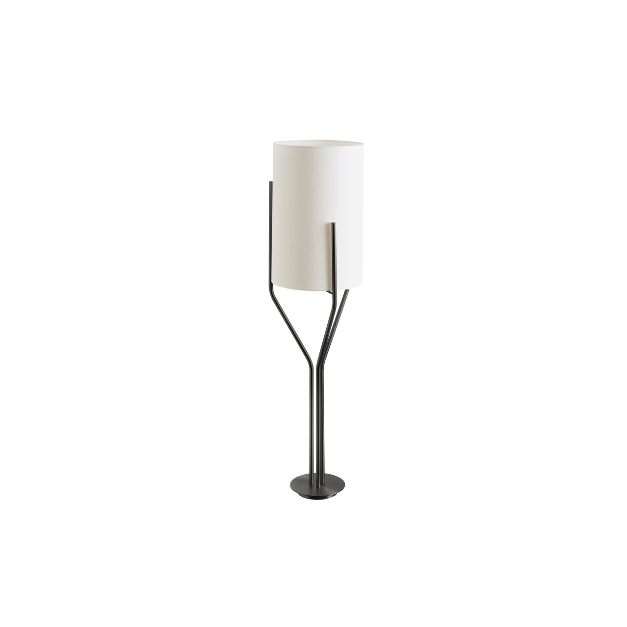 Arborescence Table Lamp: White + Satin Graphite