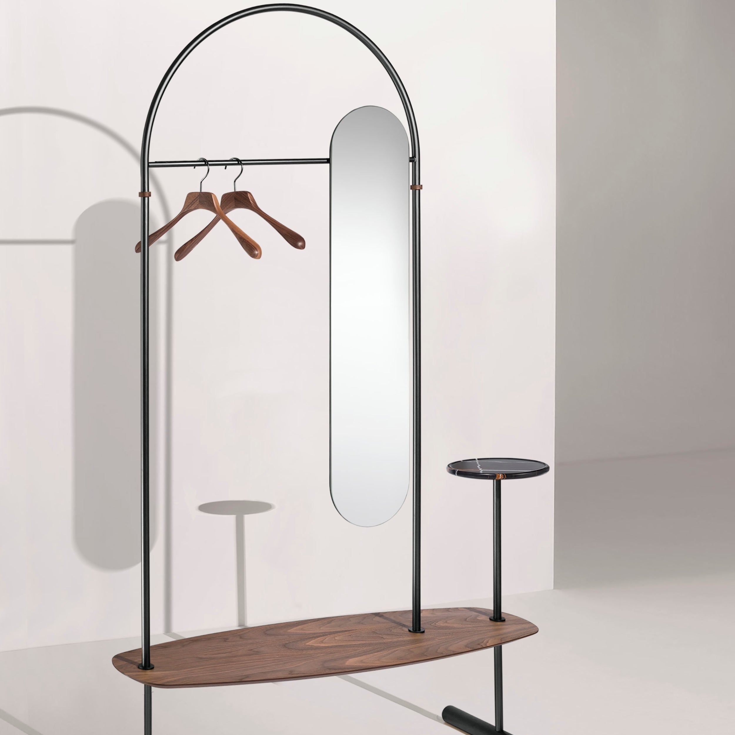 Arco Clothing Rack + Mirror | Buy Nomon Home online at A+R