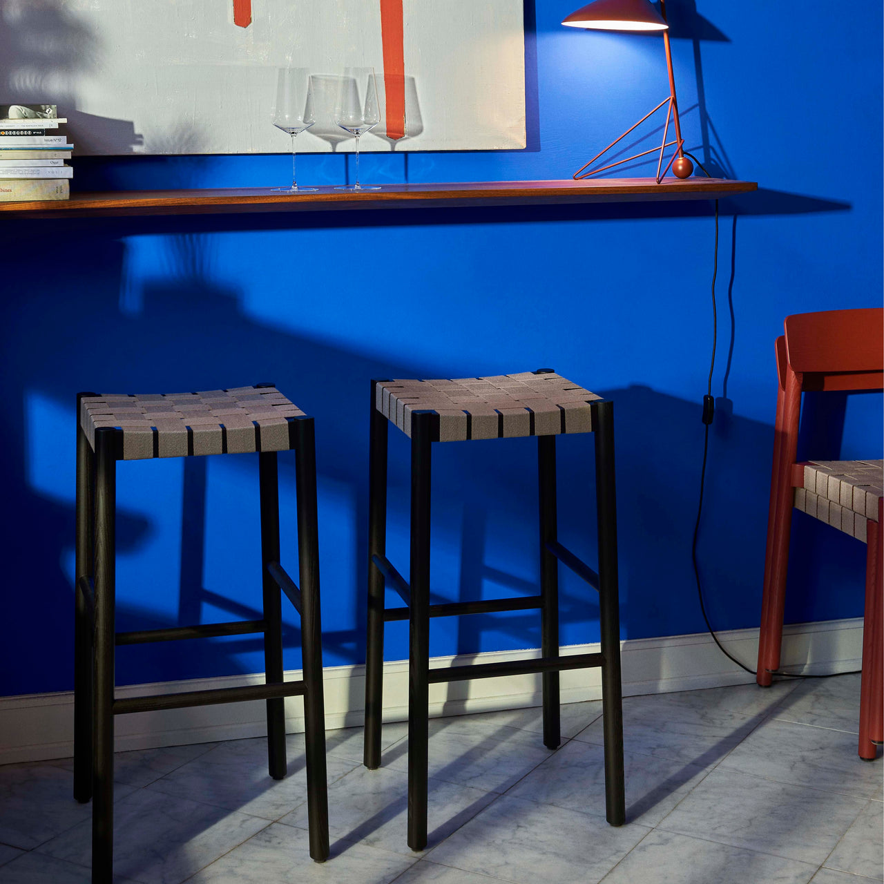 Betty Bar + Counter Chair: TK7 + TK8