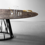 Acco Oval Dining Table: Small
