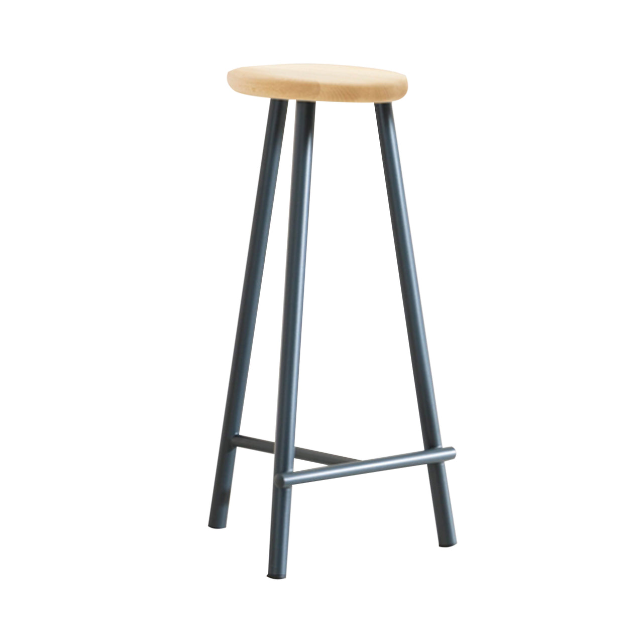 Milk Stool: High + Lacquered Anthracite