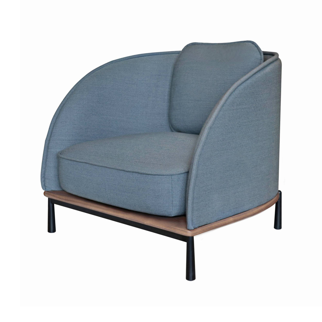 Arc Lounge Chair: Natural Walnut