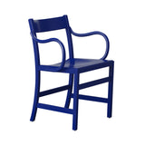 Waiter XL Armchair: Ultramarine Blue Lacquered Beech
