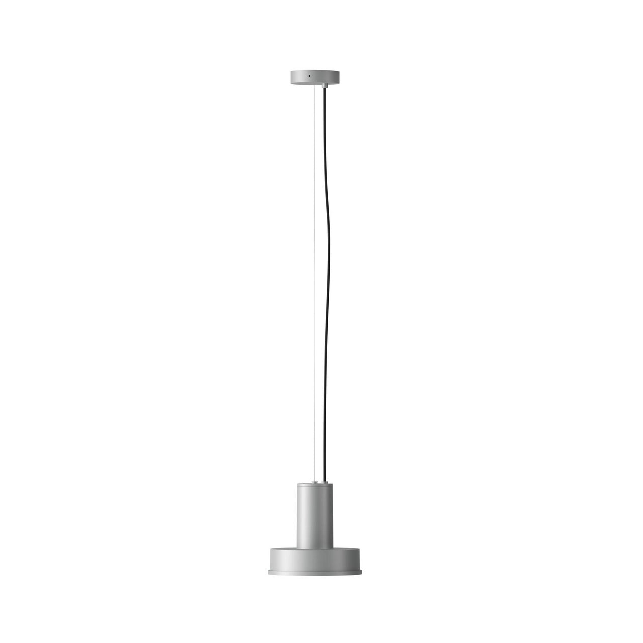 Arne S Domus Pendant Lamp: Aluminum Grey