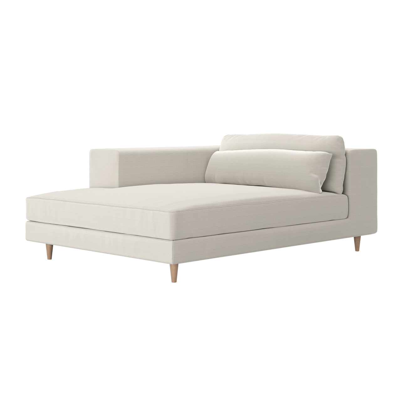 Atelier Sofa Modules: Chaise Lounge - Left + Without Skirt