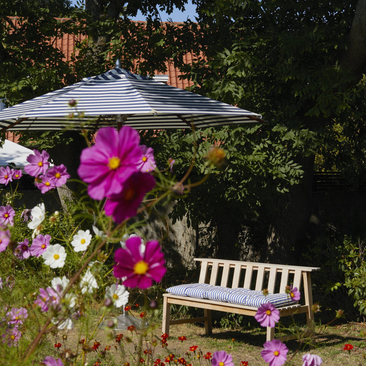 Atlantis Outdoor Umbrella: Striped + LS