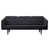 No. 1 Sofa: 3 Seater + Black Lacquered Oak