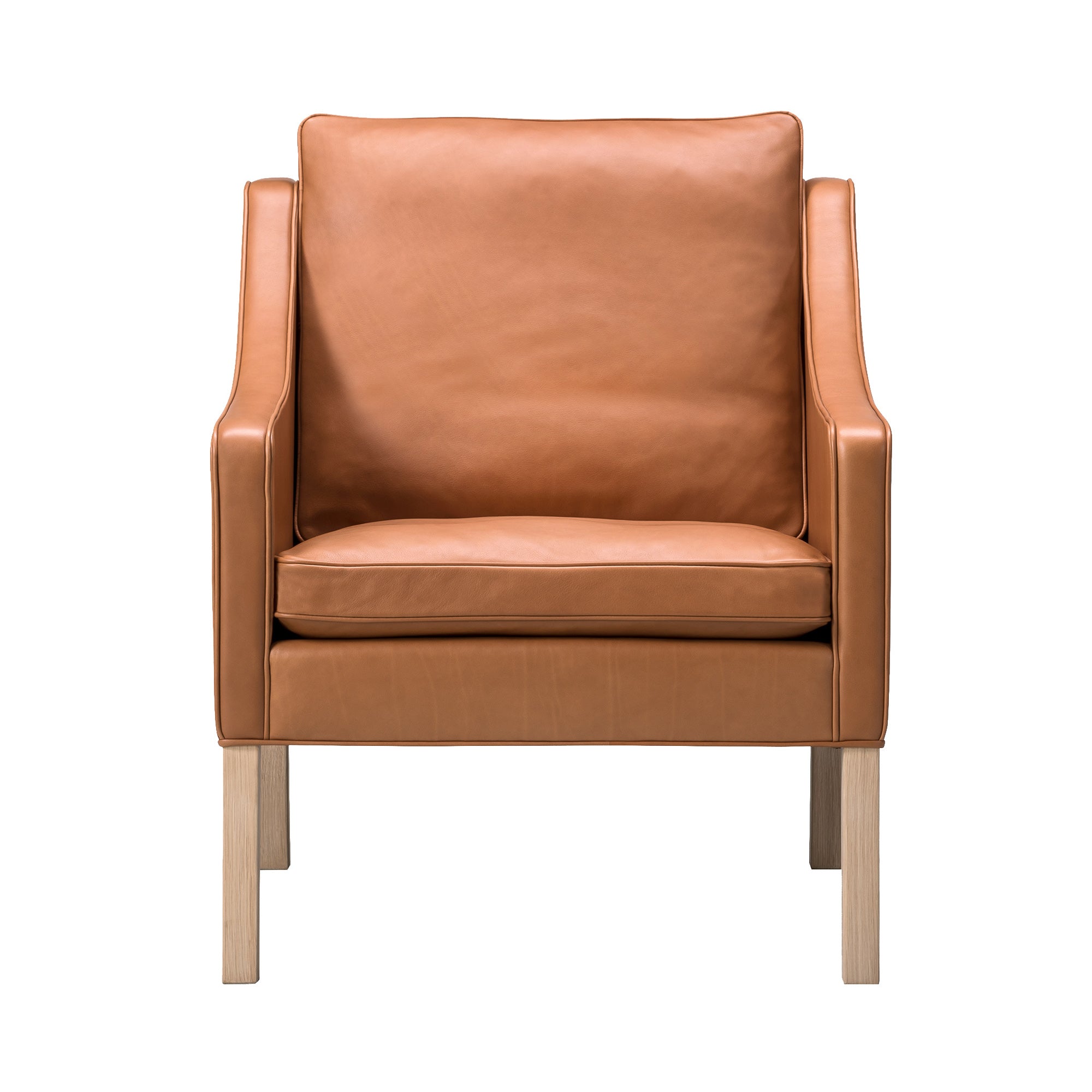 Mogensen 2207 Club Chair: Lacquered Oak