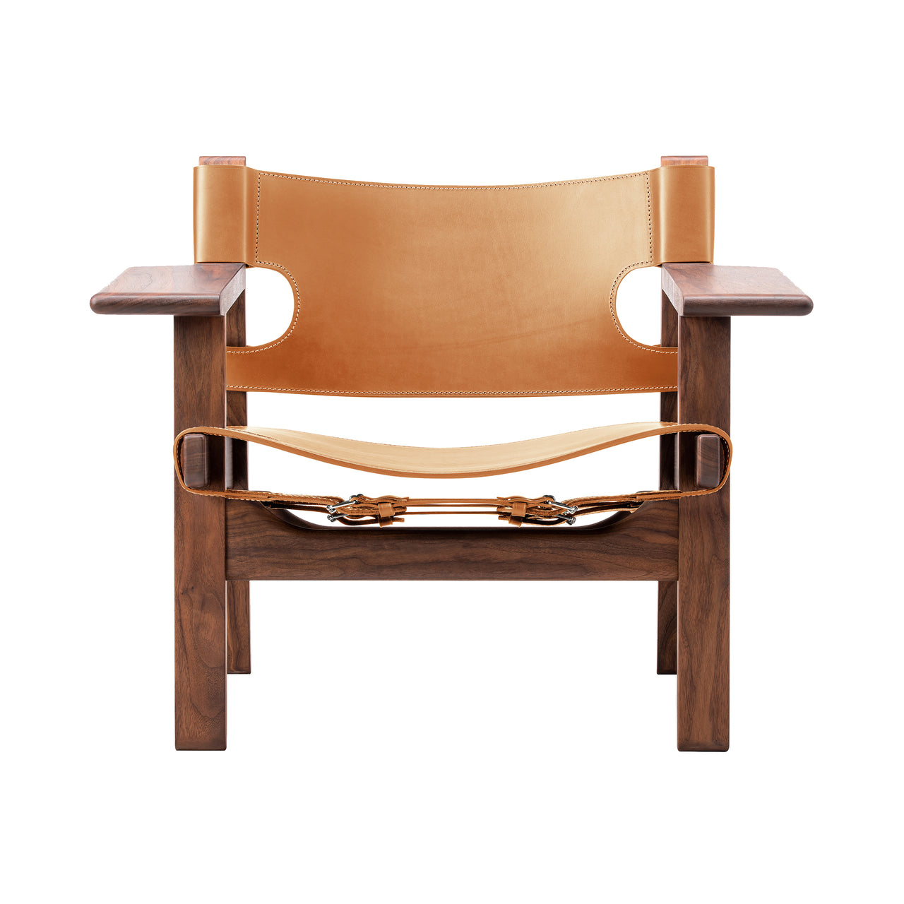 The Spanish Chair: Oiled Walnut + Cognac