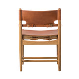 The Spanish Dining Chair: Without Arm + Soaped Oak + Cognac