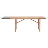 Mogensen 6284 Dining Table: Oiled Oak + With 1 Extension Leaf - Grey