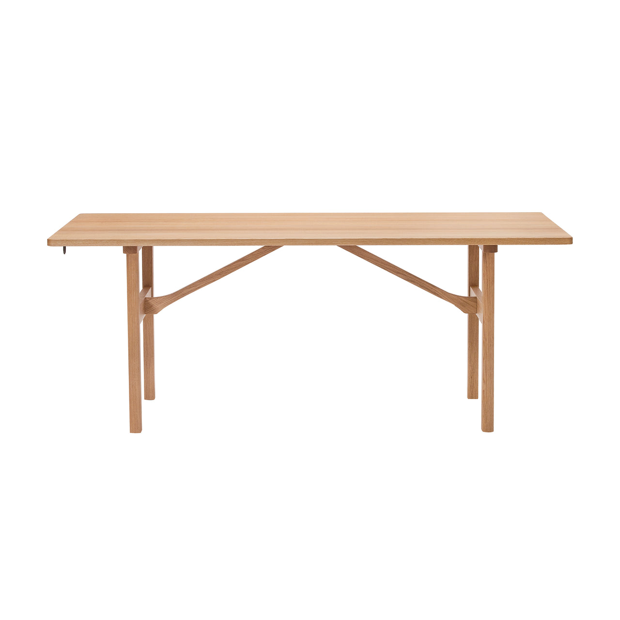 Mogensen 6284 Dining Table: Oiled Oak + Without Leaf