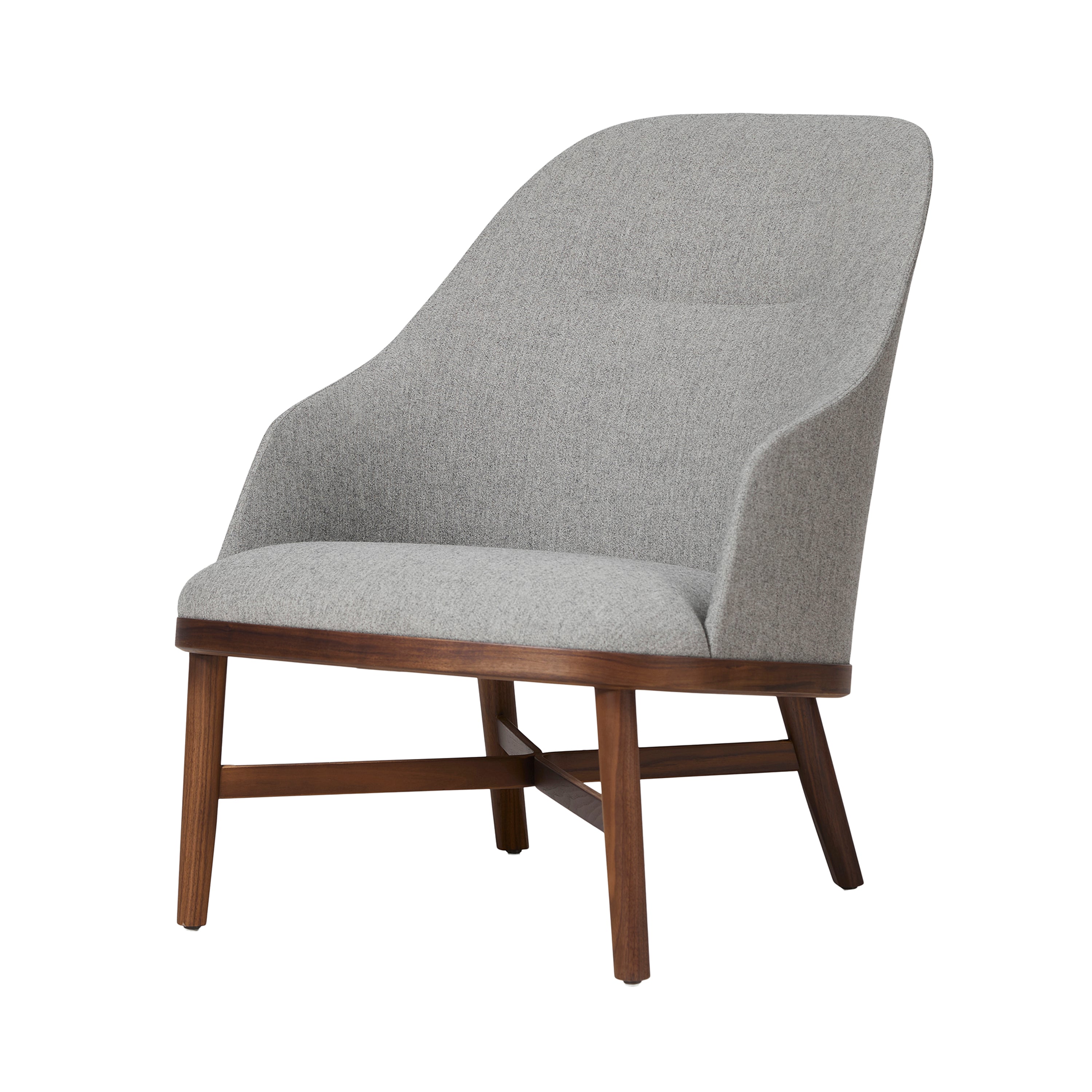 Bund Lounge Chair: Natural Walnut 