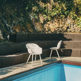 Bat Outdoor Dining Chair: Plastic Base + LS
