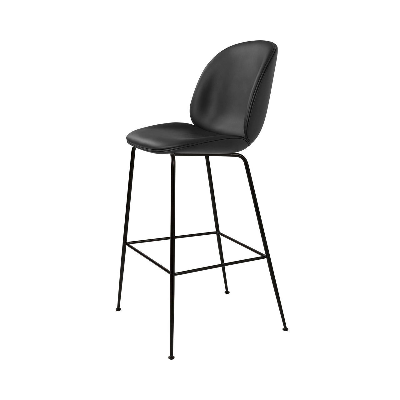 Beetle Bar + Counter Chair: Full Upholstery + Bar + Black Matt