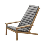 Between Lines Deck Chair: Outdoor + With Ash Cushion