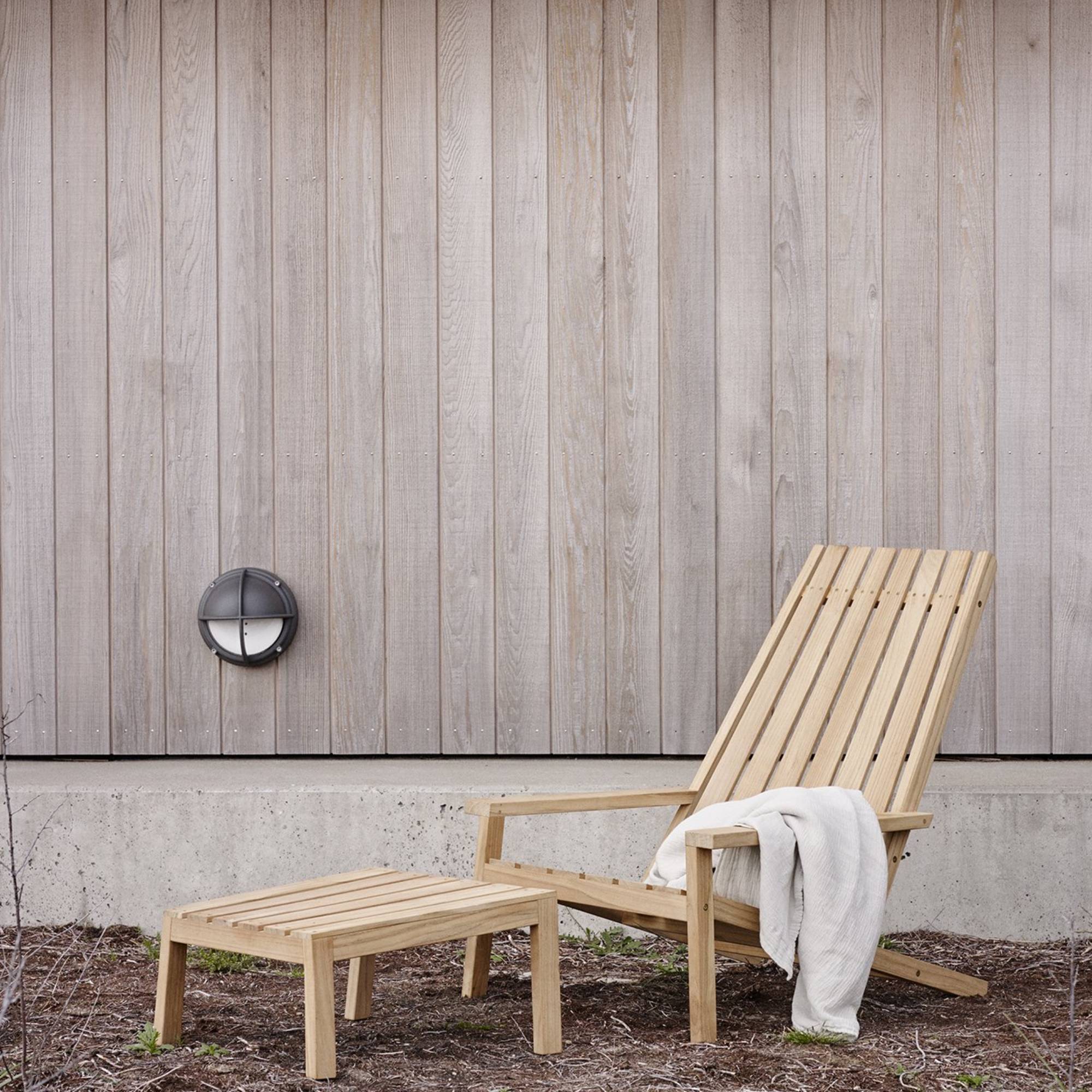 Between Lines Deck Chair: Outdoor + LS