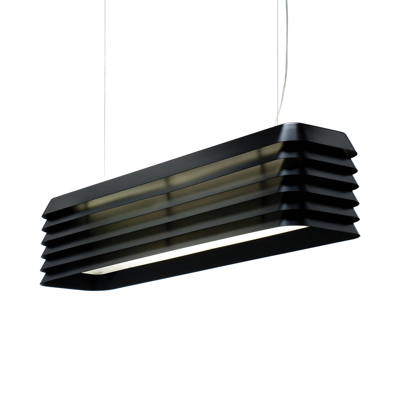 Louvre Pendant Light: Anodized Black