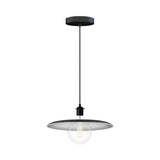 Shade Pendant: Black + Canopy + With Bulb (3 W)