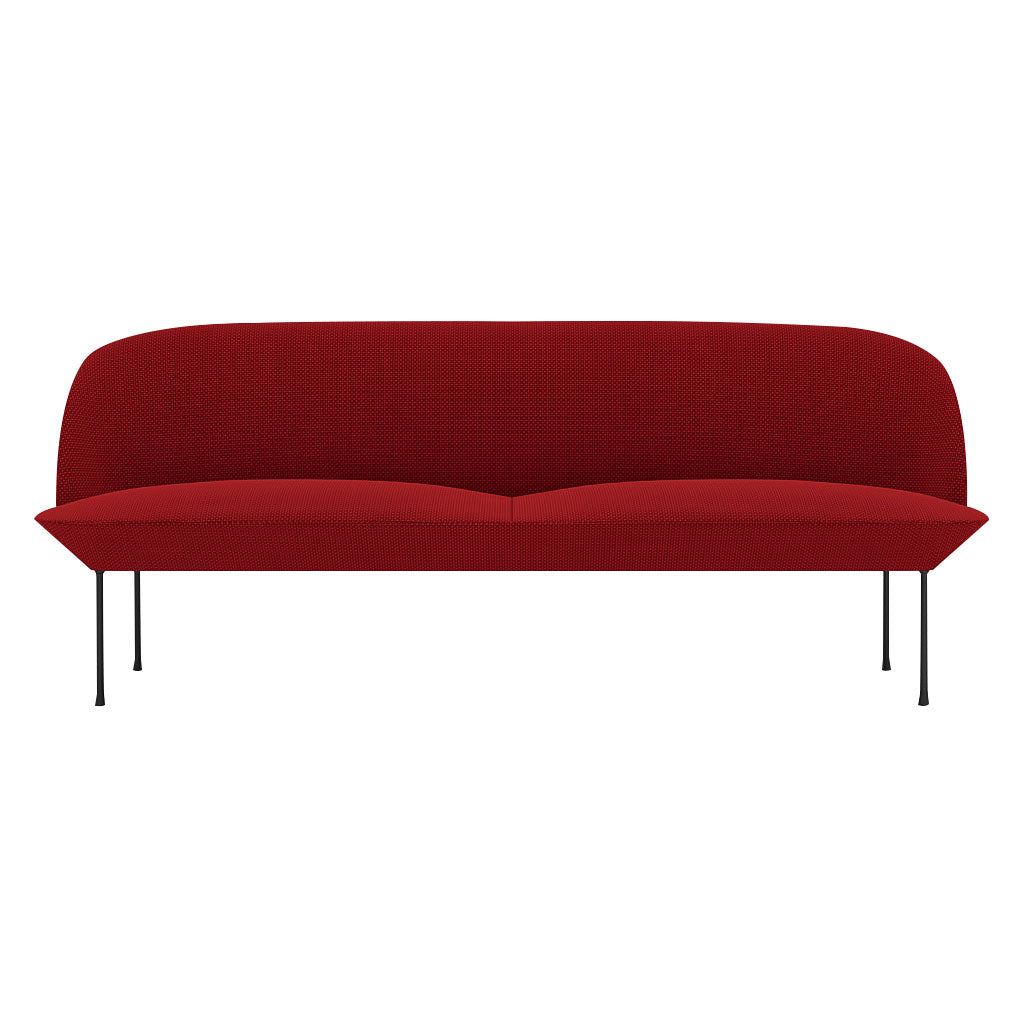 Oslo 3-Seater Sofa: Black