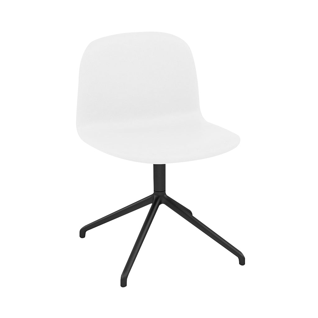 Visu Wide Chair: Swivel Base + Upholstered