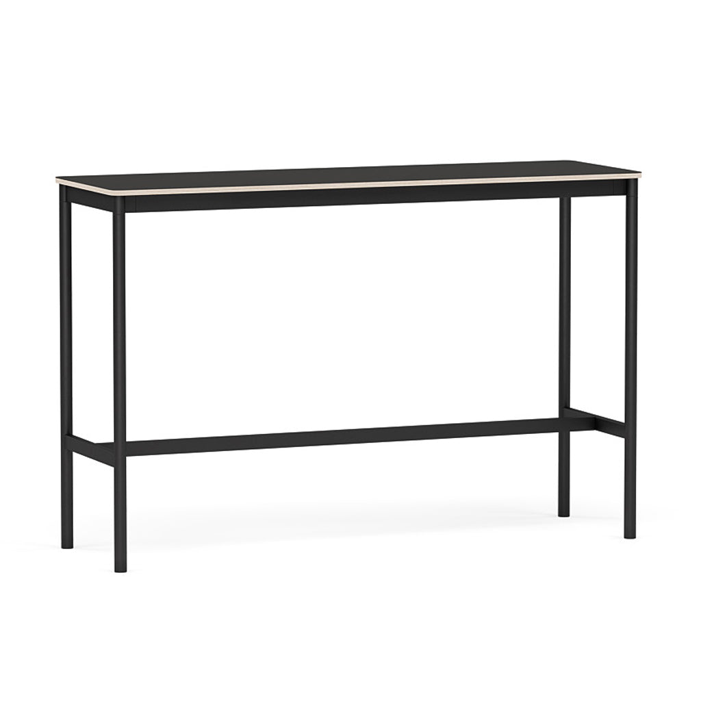Base High Table: 160 + Black Linoleum + Plywood Edge + Black