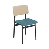 Loft Chair: Upholstered + Black + Oak