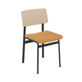 Loft Chair: Upholstered + Black + Oak
