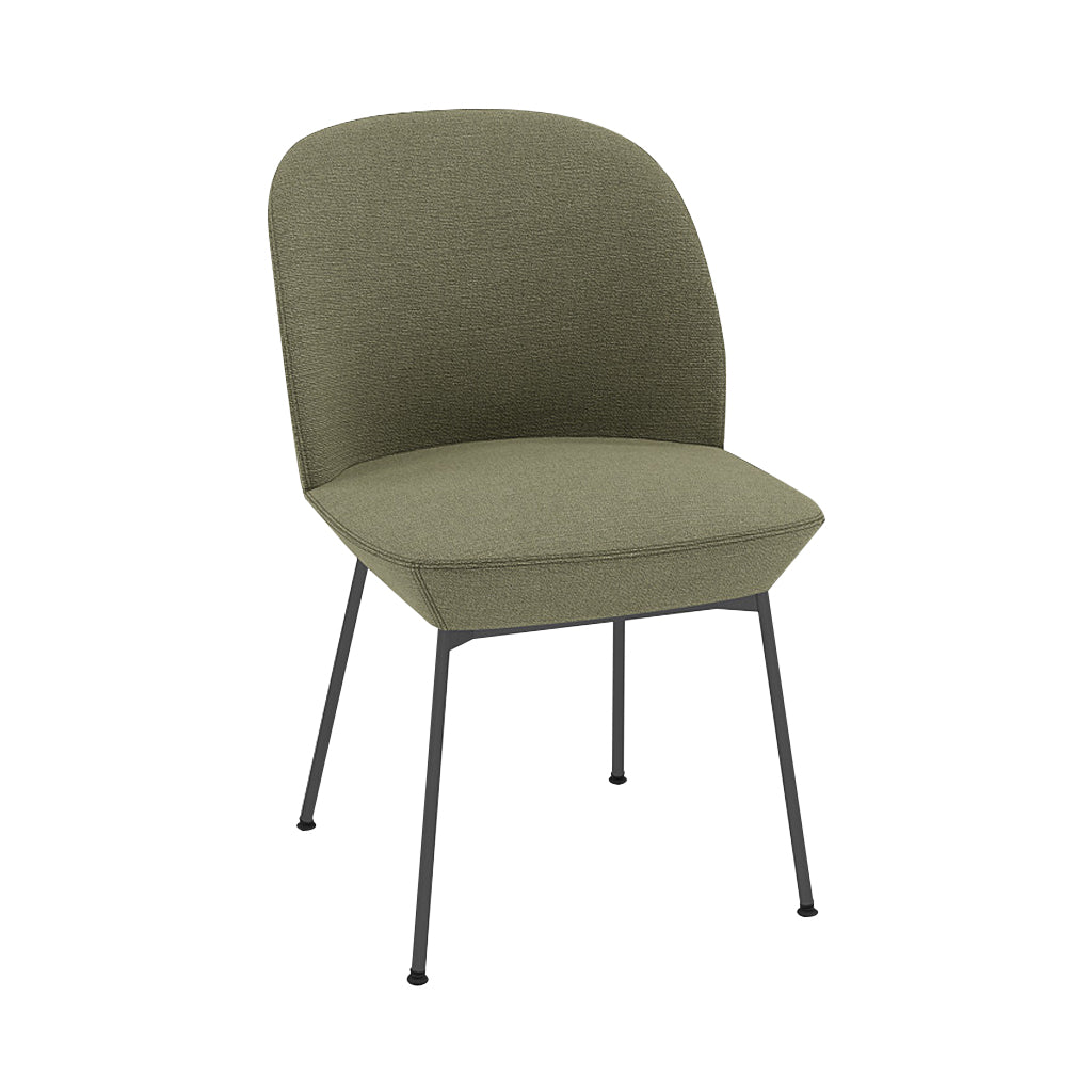Oslo Side Chair: Anthracite Black
