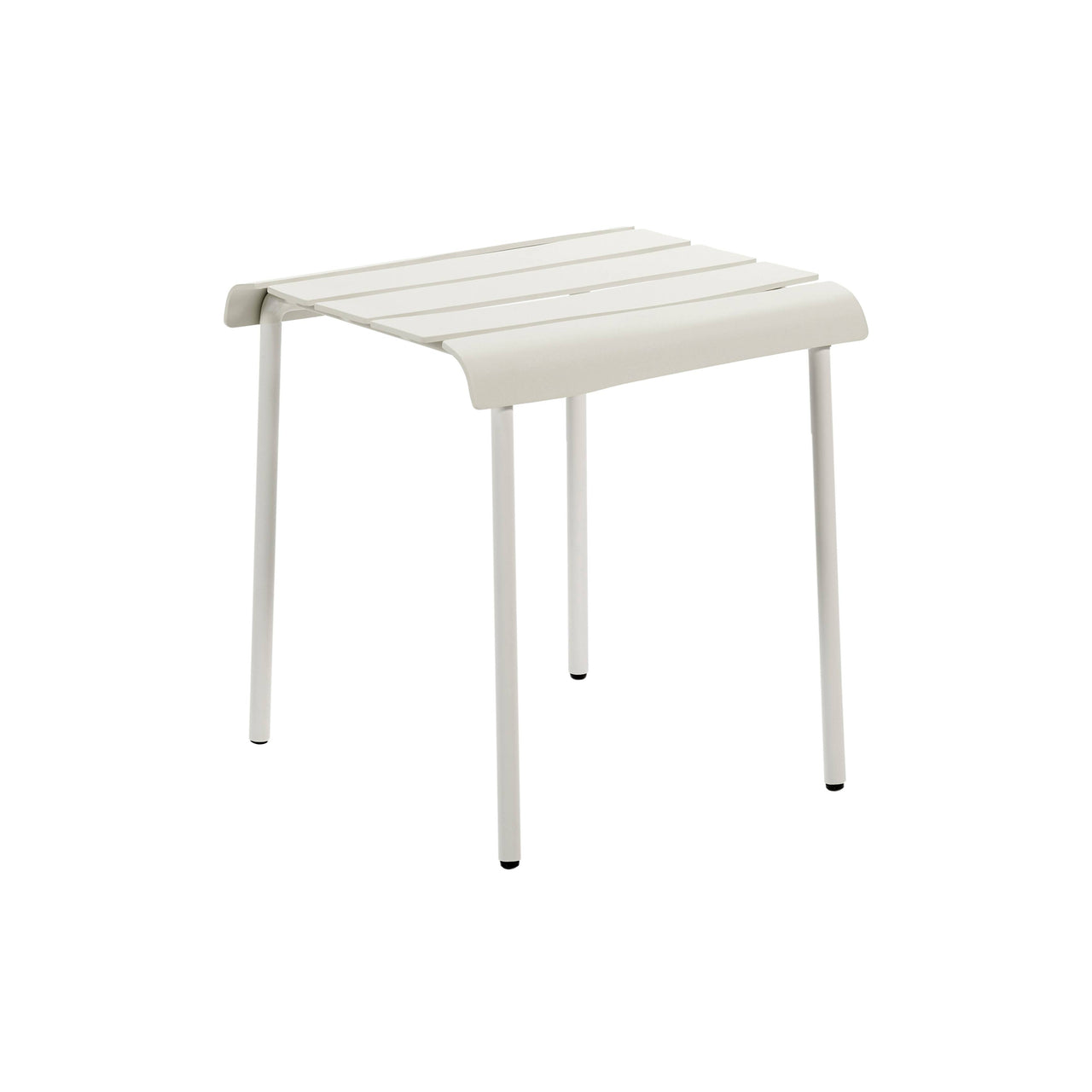 Aligned Outdoor Stool: Off-White