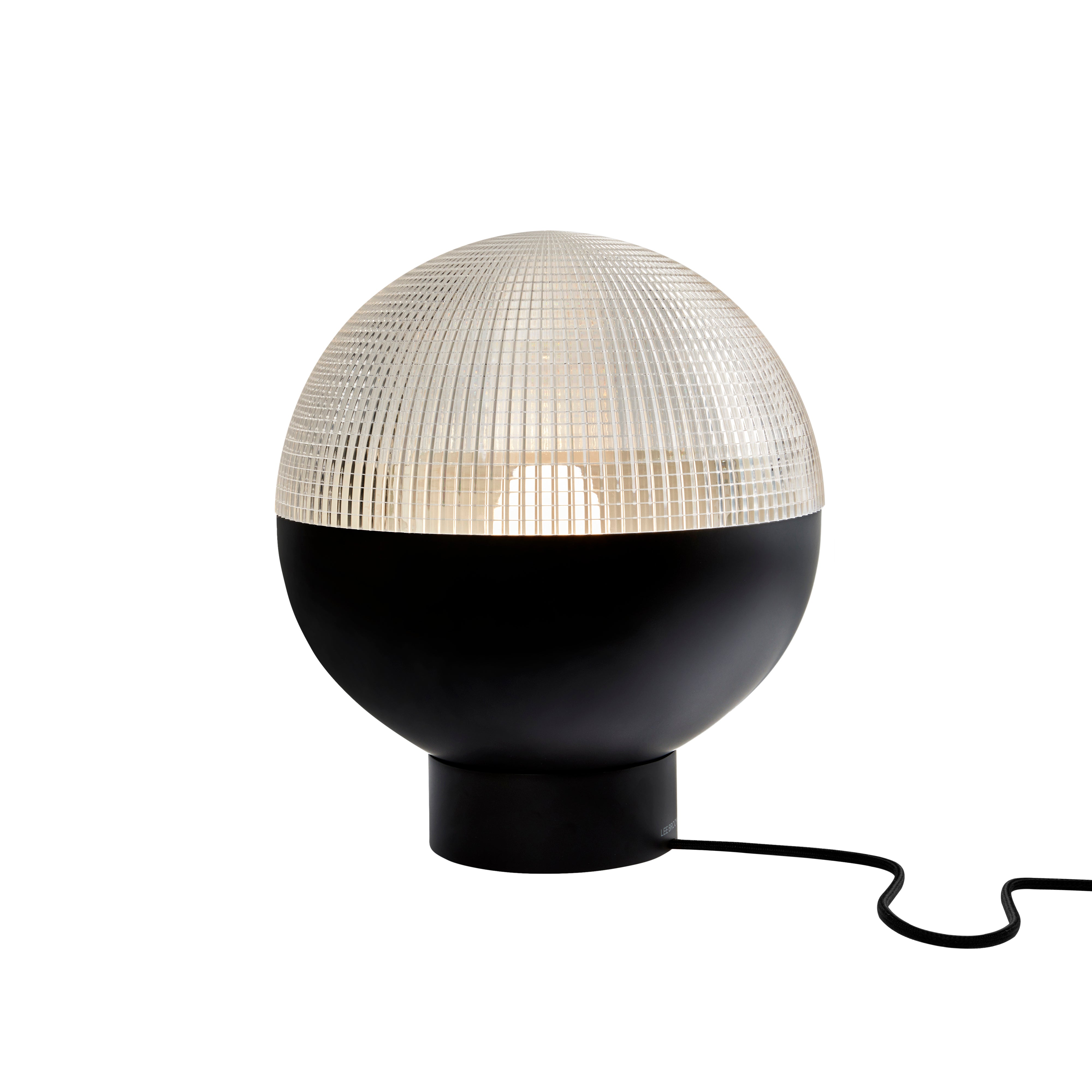 Little Lens Flair Table Lamp: Matte Black