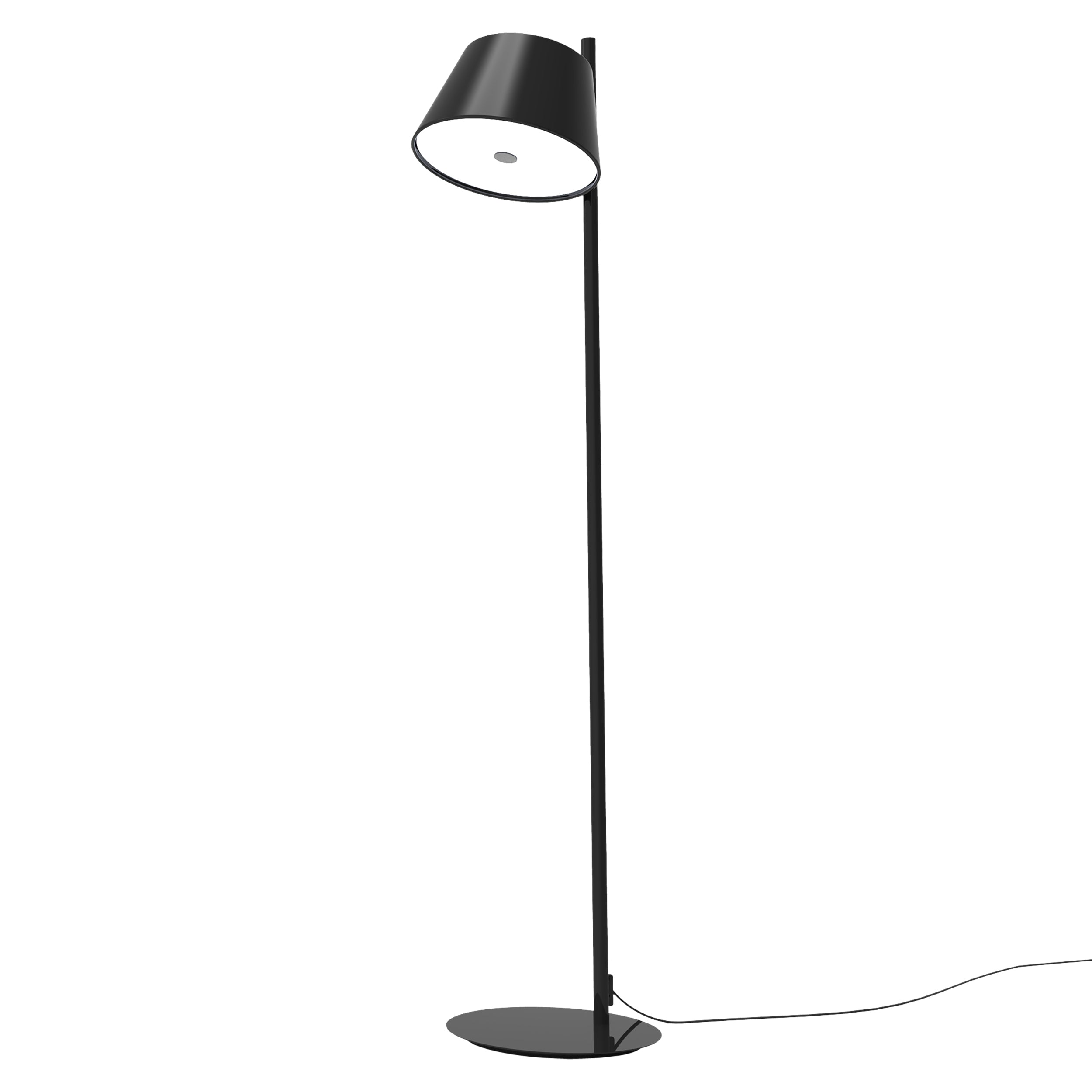 Tam Tam Floor Lamp: Single Shade + Black