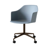 Rely Chair HW48: Light Blue + Bronzed