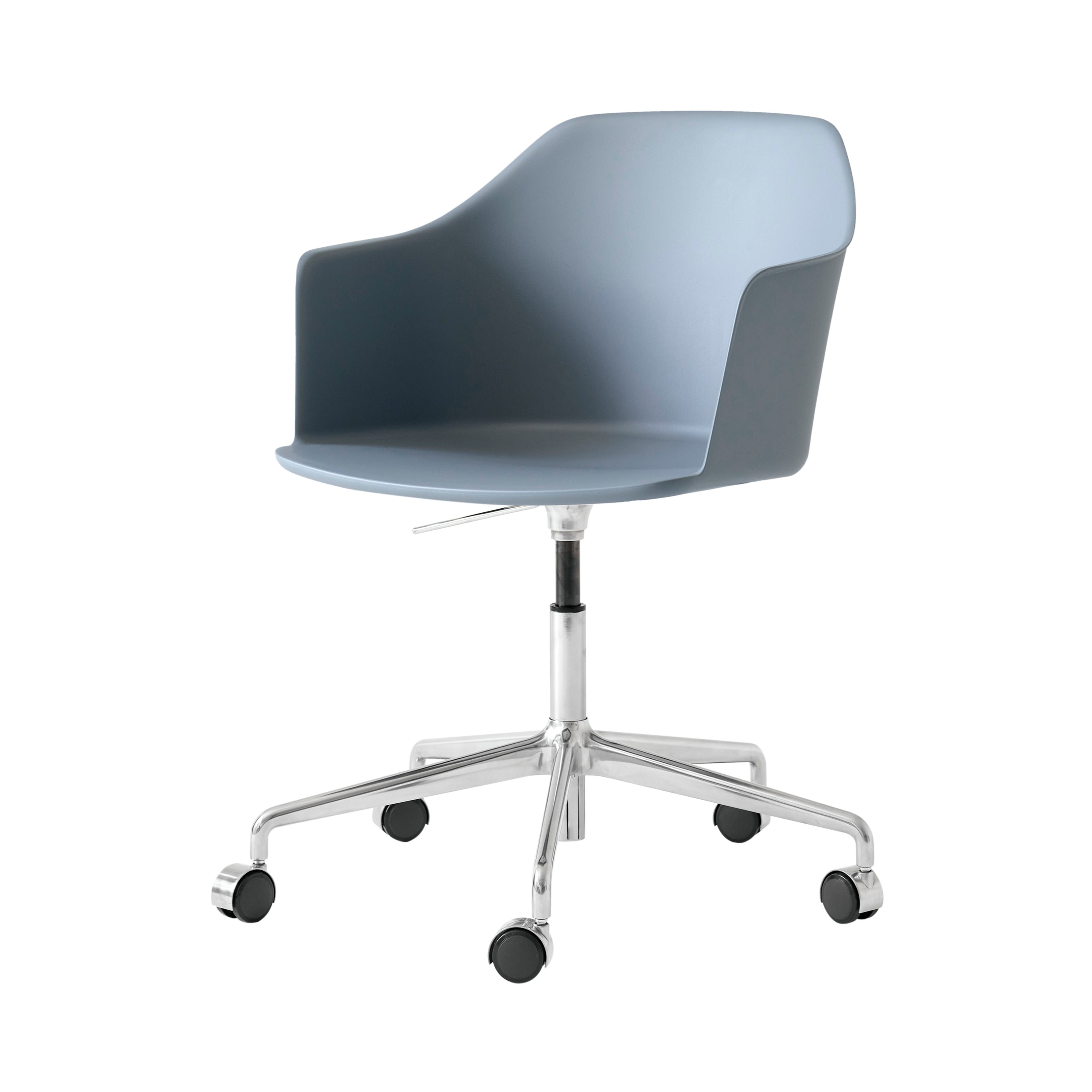 Rely Chair HW53: Light Blue + Polished Aluminum