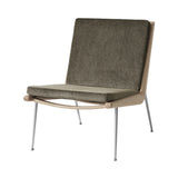 Boomerang Chair HM1: Oiled Oak + Stainless Steel