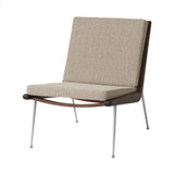 Boomerang Chair HM1: Oiled Walnut + Stainless Steel