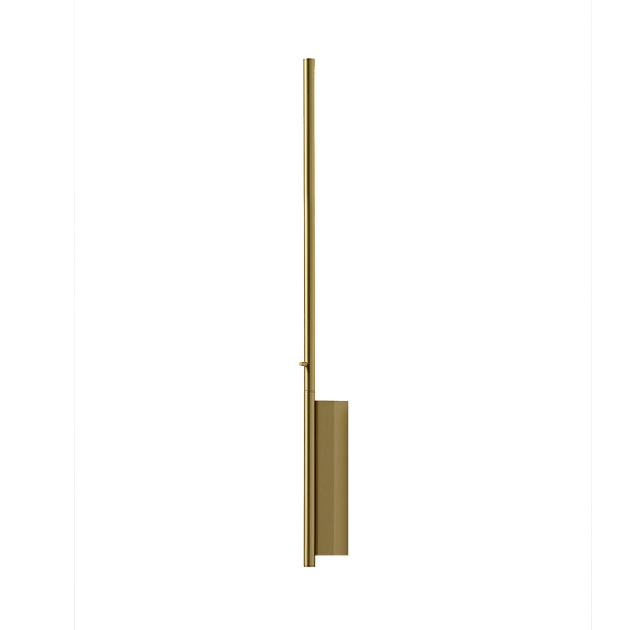 IP Link Reading Wall Light: Small + Satin Brass + Satin Brass