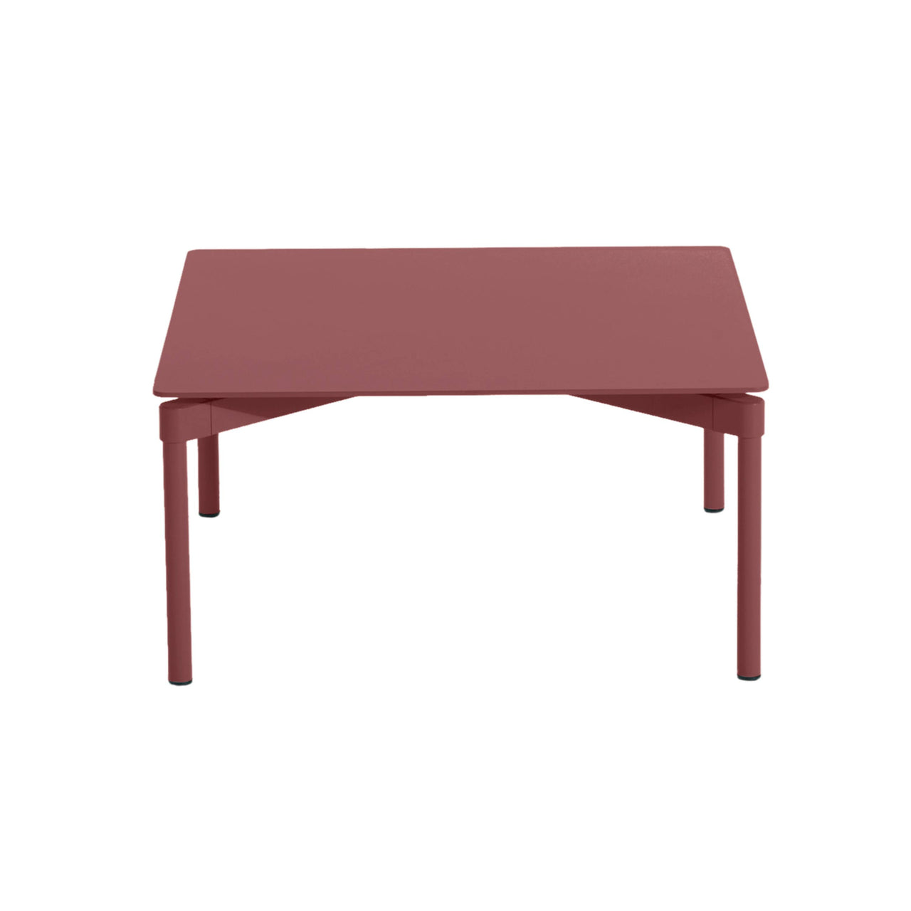 Fromme Coffee Table: Brown Red