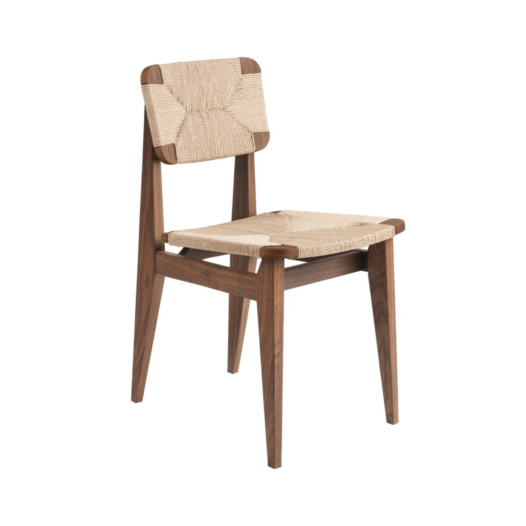 C-Chair Dining Chair: Paper Cord + American Walnut