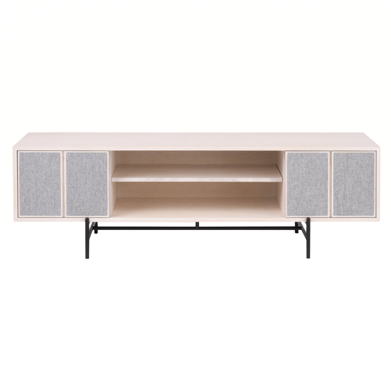 Canvas Media Unit: Off White