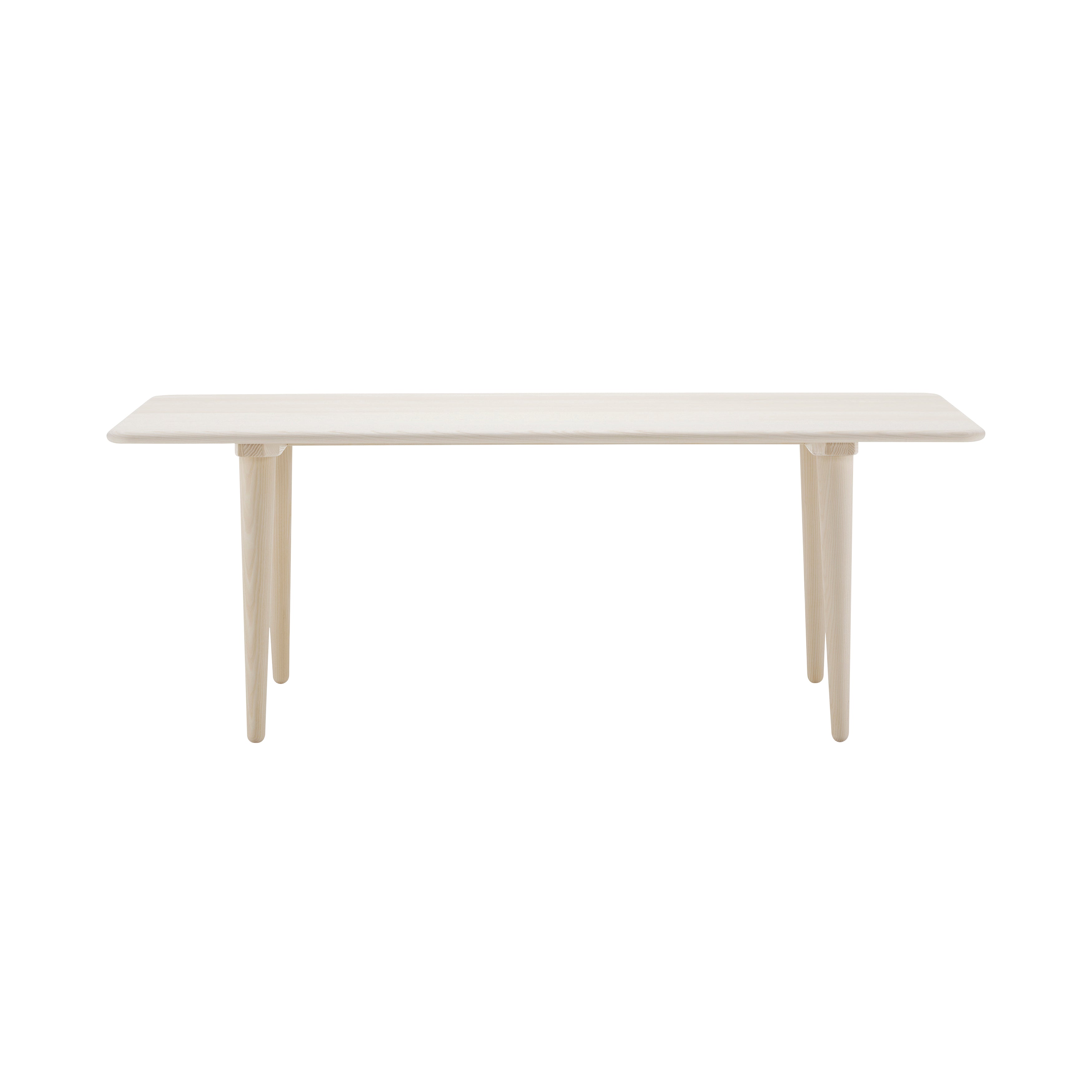CH011 Coffee Table: Medium + White Oiled Oak