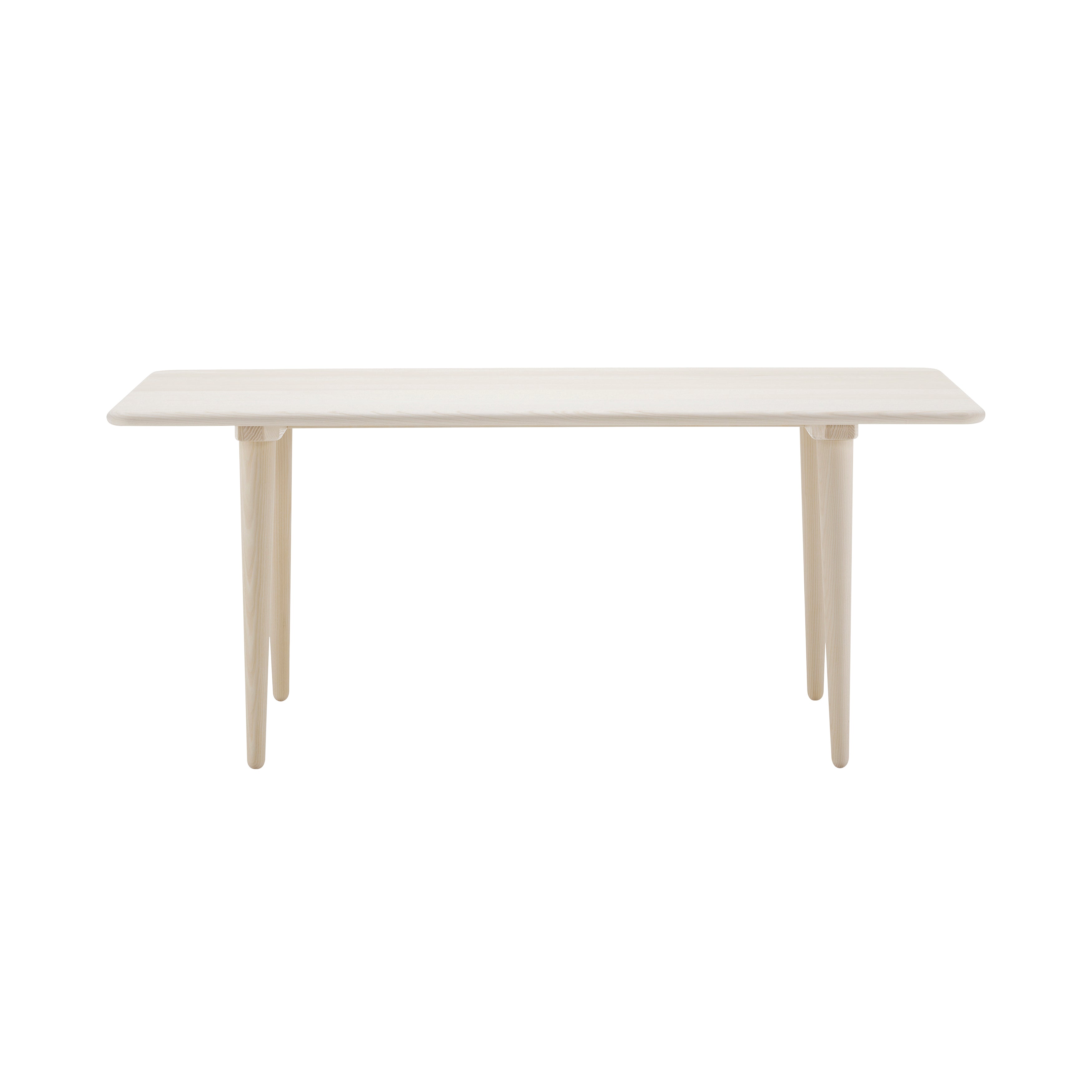 CH011 Coffee Table: High + White Oiled Oak