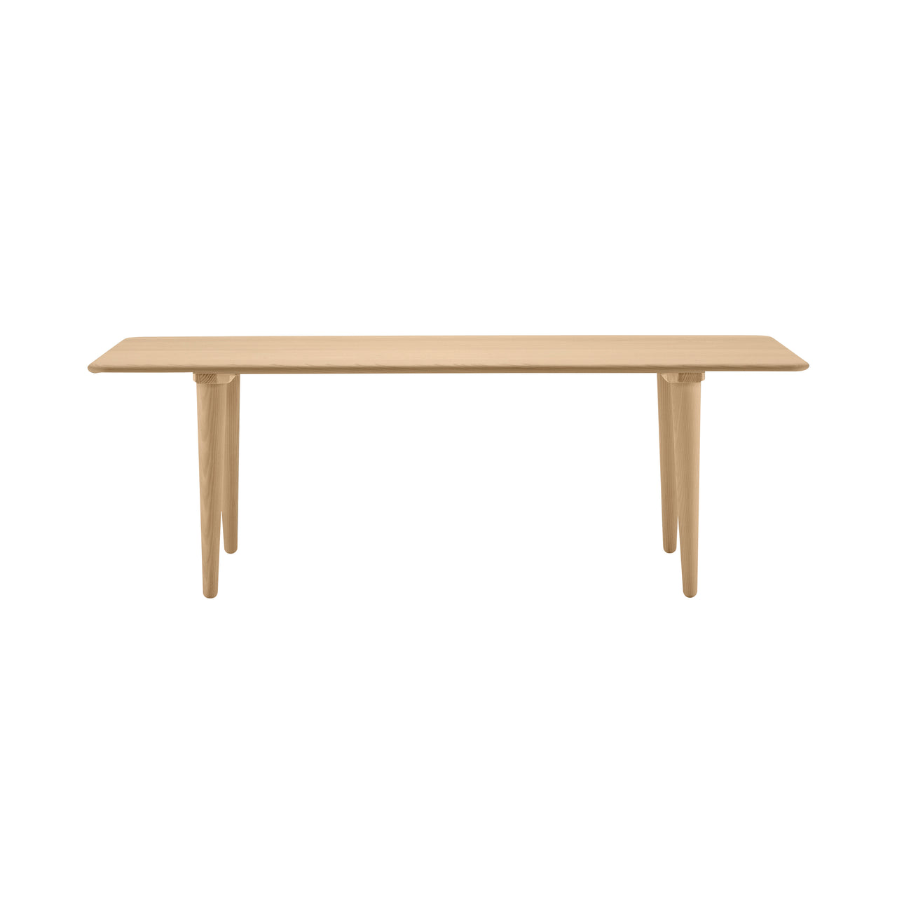 CH011 Coffee Table: Low + Oiled Oak
