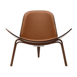 CH07 Shell Lounge Chair: Walnut + Oiled Walnut