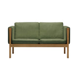 CH162 2 Seater Sofa: Oiled Oak
