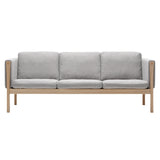 CH163 3 Seater Sofa: Oiled Oak